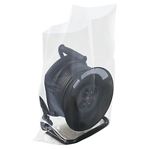 500x Ploché sáčky 350x450mm, 100% recyklované, materiál LDPE, tloušťka 100µm | RAJA