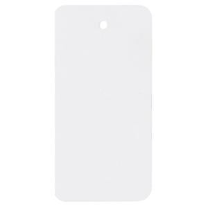 500x Průmyslové štítky z PVC 120 x 70mm, bílé, Ø očka 5 mm, bez drátku