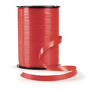 3x Dárkové stuhy standardní, šířka 7mm, délka 500m, červená