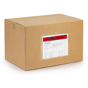 500x Samolepicí obal na doprovodnou dokumentaci, 320x235mm, DOCUMENTS ENCLOSED | RAJA