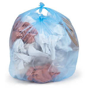 750x Standardní pytle na odpad 35 l, modré, tloušťka 10µm, 50ks v roli