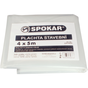 Stavební plachta 4x5m 100my