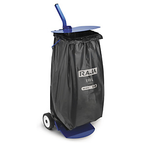 Stojan na odpadkové pytle na kolečkách, pro pytle 120 l