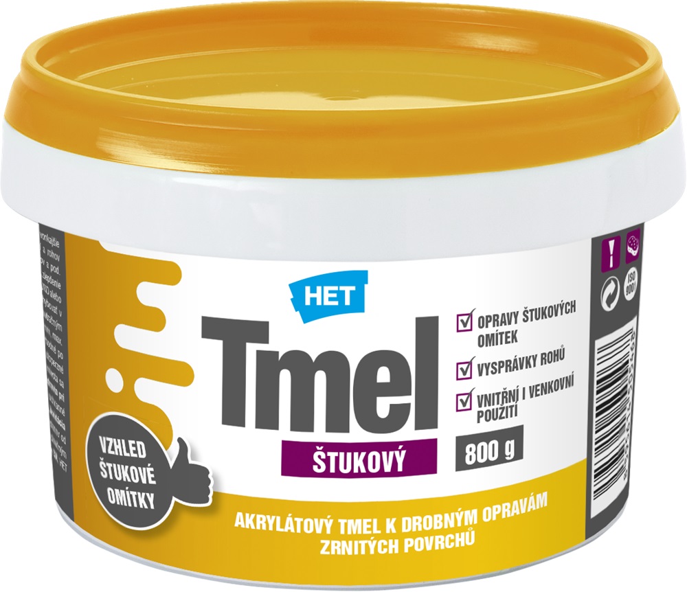 Štukový tmel HET 0,8 kg