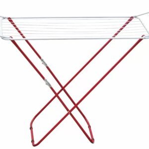 Sušák na prádlo bílo-červený