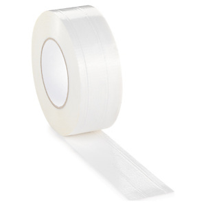 2x Textilní páska BÍLÁ, 48mm, návin 50m, tloušťka 220µm