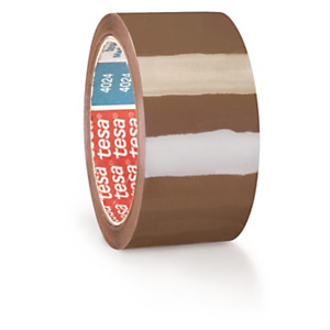 36x Tichá lepicí PP páska 50mm, návin 66m, hnědá, tloušťka 52µm | TESA
