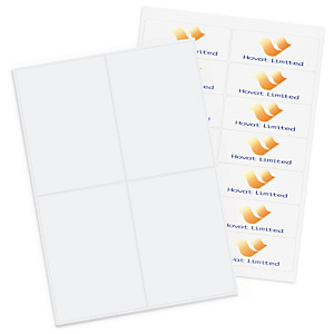 Univerzální print etikety 70x35mm, 24ks na listu, pravoúhlé | RAJA