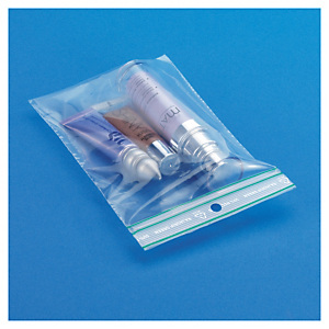 1000x Uzavíratelný ZIP sáček 80x120mm, 50% recyklovaný, materiál LDPE, tloušťka 60µm | RAJA