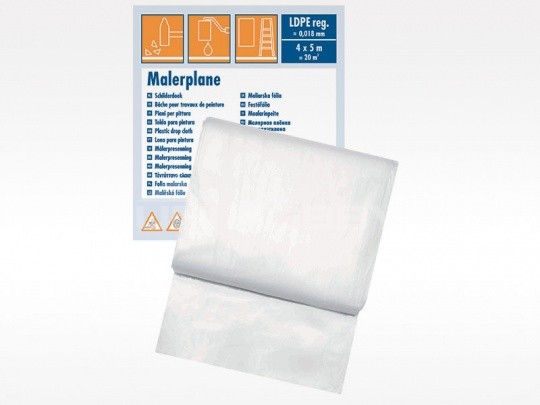 Zakrývací folie 4x5m LDPE 18my