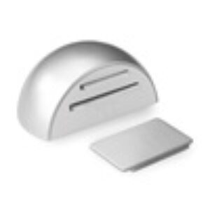 Zarážka dveří magnetická s fixací pohybu – matný chrom