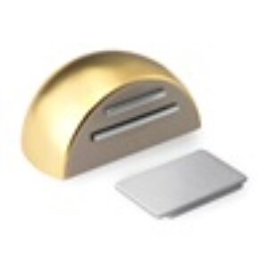 Zarážka dveří magnetická s fixací pohybu – zlatá