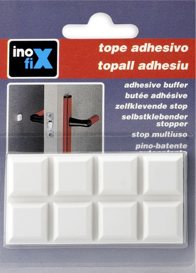 Zarážka samolepící 8ks – bílá